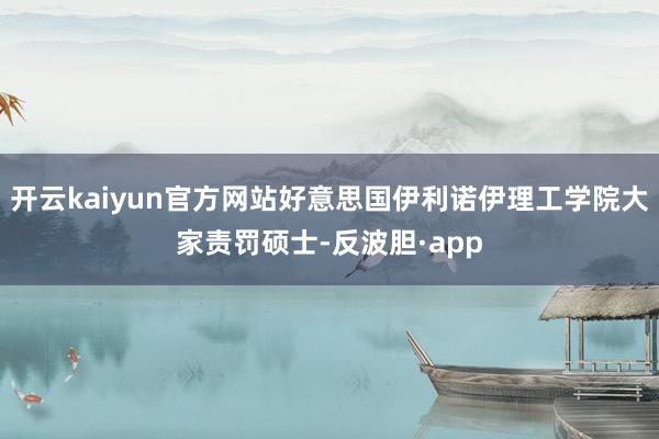 开云kaiyun官方网站好意思国伊利诺伊理工学院大家责罚硕士-反波胆·app