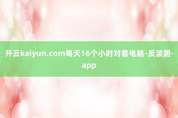 开云kaiyun.com每天16个小时对着电脑-反波胆·app