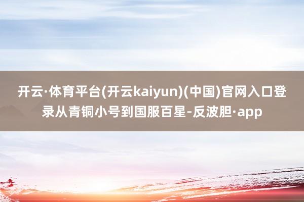 开云·体育平台(开云kaiyun)(中国)官网入口登录从青铜小号到国服百星-反波胆·app