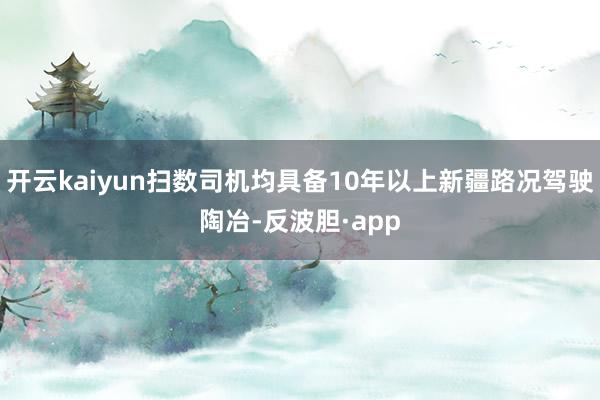 开云kaiyun扫数司机均具备10年以上新疆路况驾驶陶冶-反波胆·app