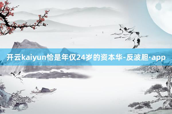 开云kaiyun恰是年仅24岁的资本华-反波胆·app