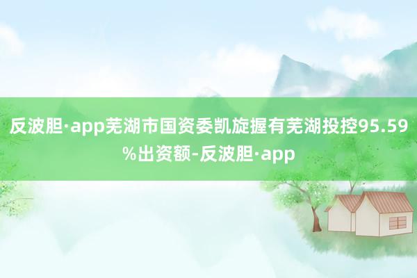 反波胆·app芜湖市国资委凯旋握有芜湖投控95.59%出资额-反波胆·app