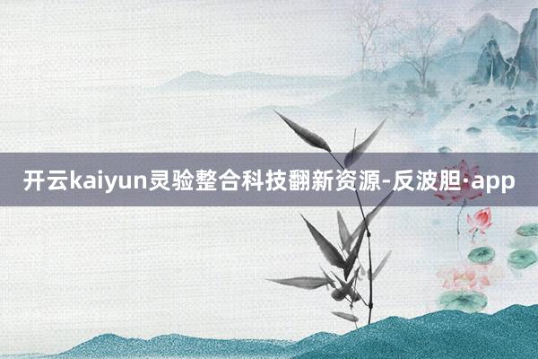 开云kaiyun灵验整合科技翻新资源-反波胆·app