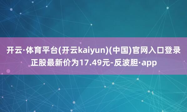 开云·体育平台(开云kaiyun)(中国)官网入口登录正股最
