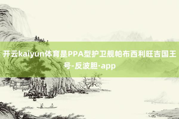 开云kaiyun体育是PPA型护卫舰帕布西利旺吉国王号-反波